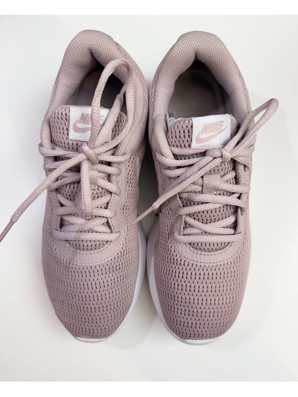 Nike Tanjun Light Pink Mesh Lace Up - Picture 6 of 9